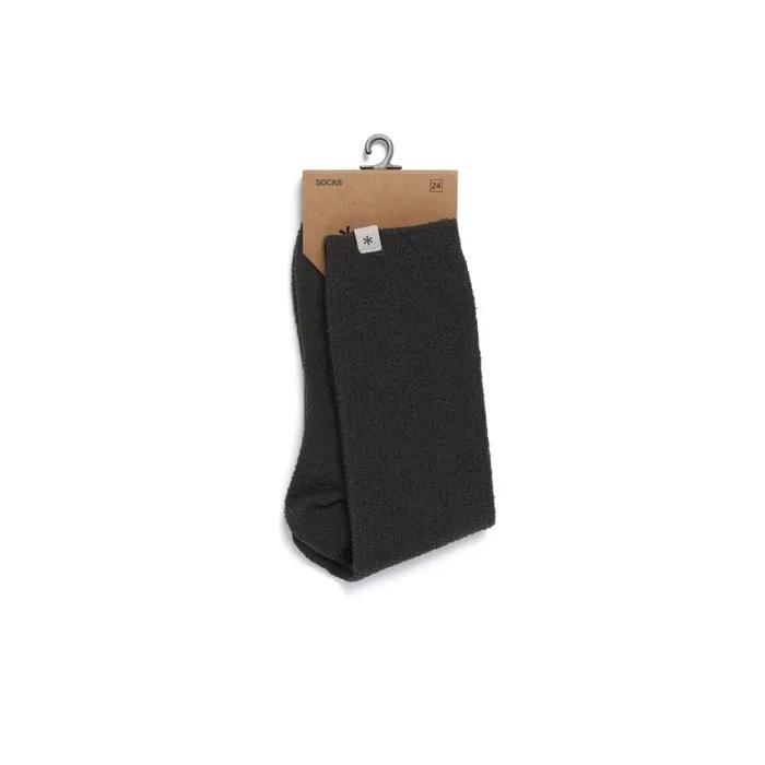 Women's Cozy Long Socks Charcoal (S26ZWFSO86)