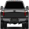 Waterproof BLACK Rear Window Perforated Decal Tint Graphic Sticker for Truck Van