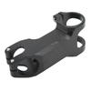 Bike Stem Aluminium Alloy Black Mountain Bike Handlebar Riser Negative 25 Degrees Bike Short Handlebar Stem Riser 70mm