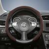 yxkpz10 Suitable for Nissan Premium Suede Snap-On Steering Wheel Cover, Non-Slip and Durable, Round and D-Shaped Steering Wheel Available for Qashqai 
