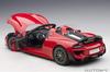 AUTOart 1/12 Scale Porsche 918 Spyder Weissach Package Red Finished Product