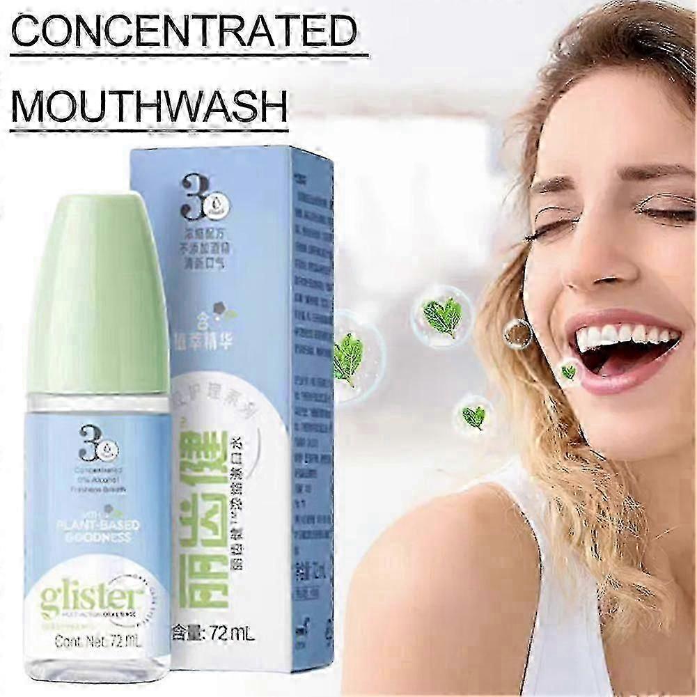 Amway Glister Collutorio Concentrato - Flacone da 72 ml per Freschezza Orale