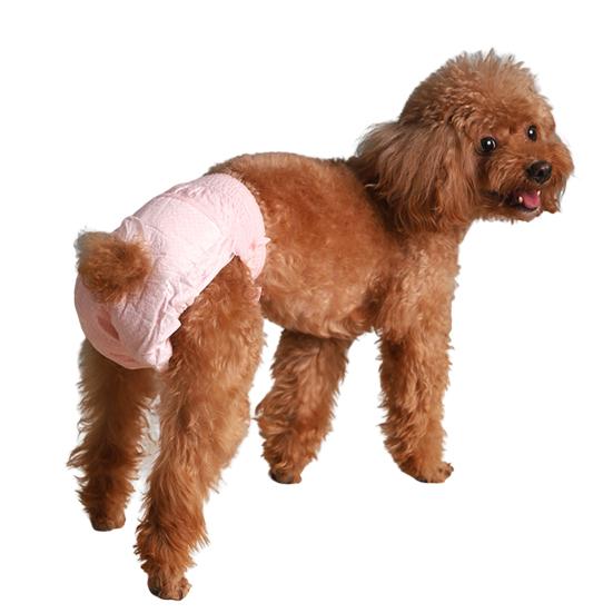 10Pcs Stretchy Dog Diapers with Tail Hole Super Absorbent Leak-proof Female Puppy Diapers for Incontinence Heat Period Training