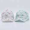 Baseball Hat Adjustable Back Buckle Butterfly Design Curved Brim Sun Protection Lace Hat with Rhinestones Inlaid Women Headwear