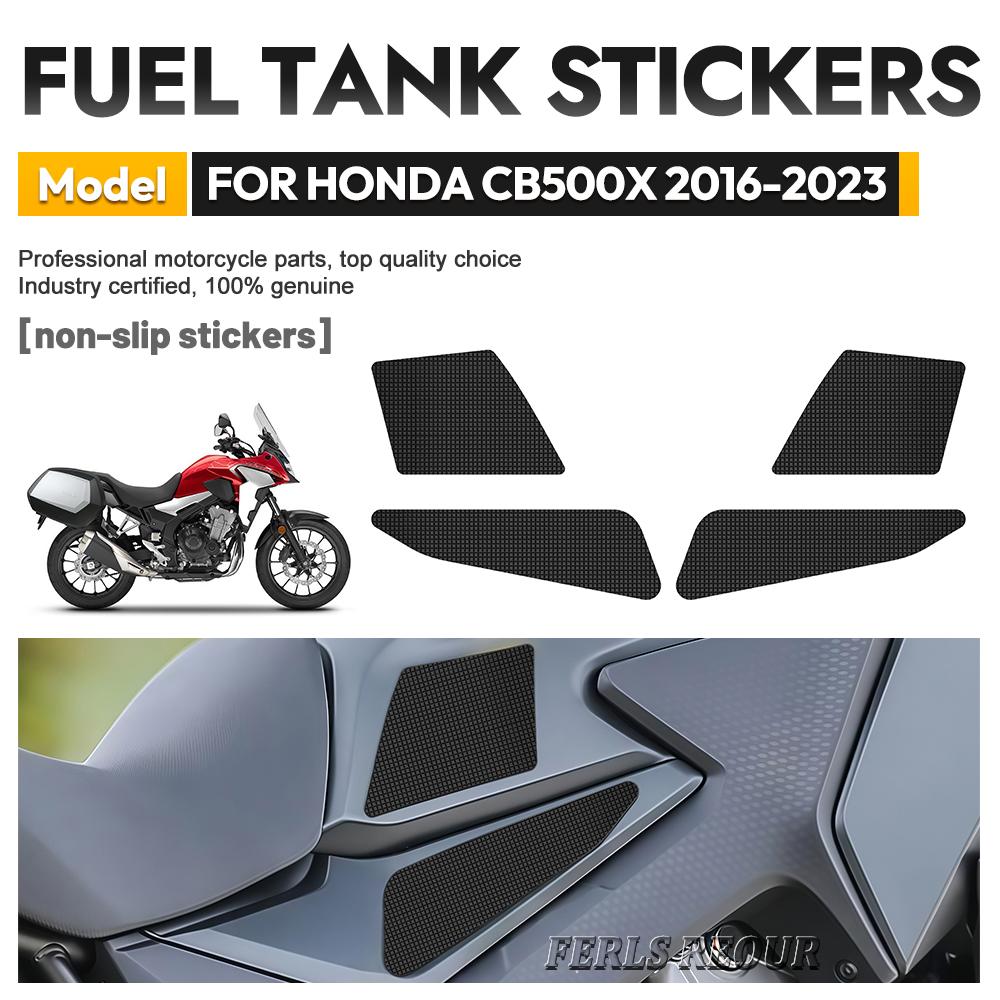 Durable Silicone Tank Pad Anti-Scratch Grip Sticker for HONDA CB500X 2016-2023 Motorcycle Fuel Tank Protection Sticker