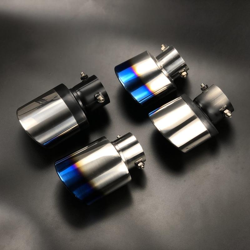 Car styling Exhaust Pipe tube Case For SEAT Ibiza Leon Toledo Arosa Arona Alhambra Exeo FR Supercopa Mii Altea Cordoba cupra