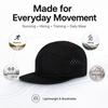 Quick-Dry 5 Panel Running Cap Laser Cut Perforated Breathable Sport Hat Ultra-Lightweight Soft Top Baseball Cap For Men Women