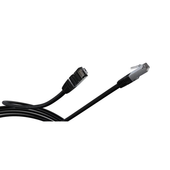 RJ45 Cable - LINEAR - PCC6FNJ - Cat.6 - Shielded - F/UTP - Black - 20m