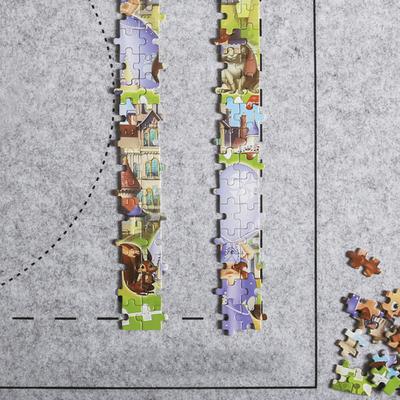 1500/3000 Stück Filz-Puzzlematte Set Puzzle-Organizer Decke Puzzlespiel Aufbewahrungsmatte Tragbar Reise-Aufbewahrungstasche Puzzle-Schoner Filzunterlage
