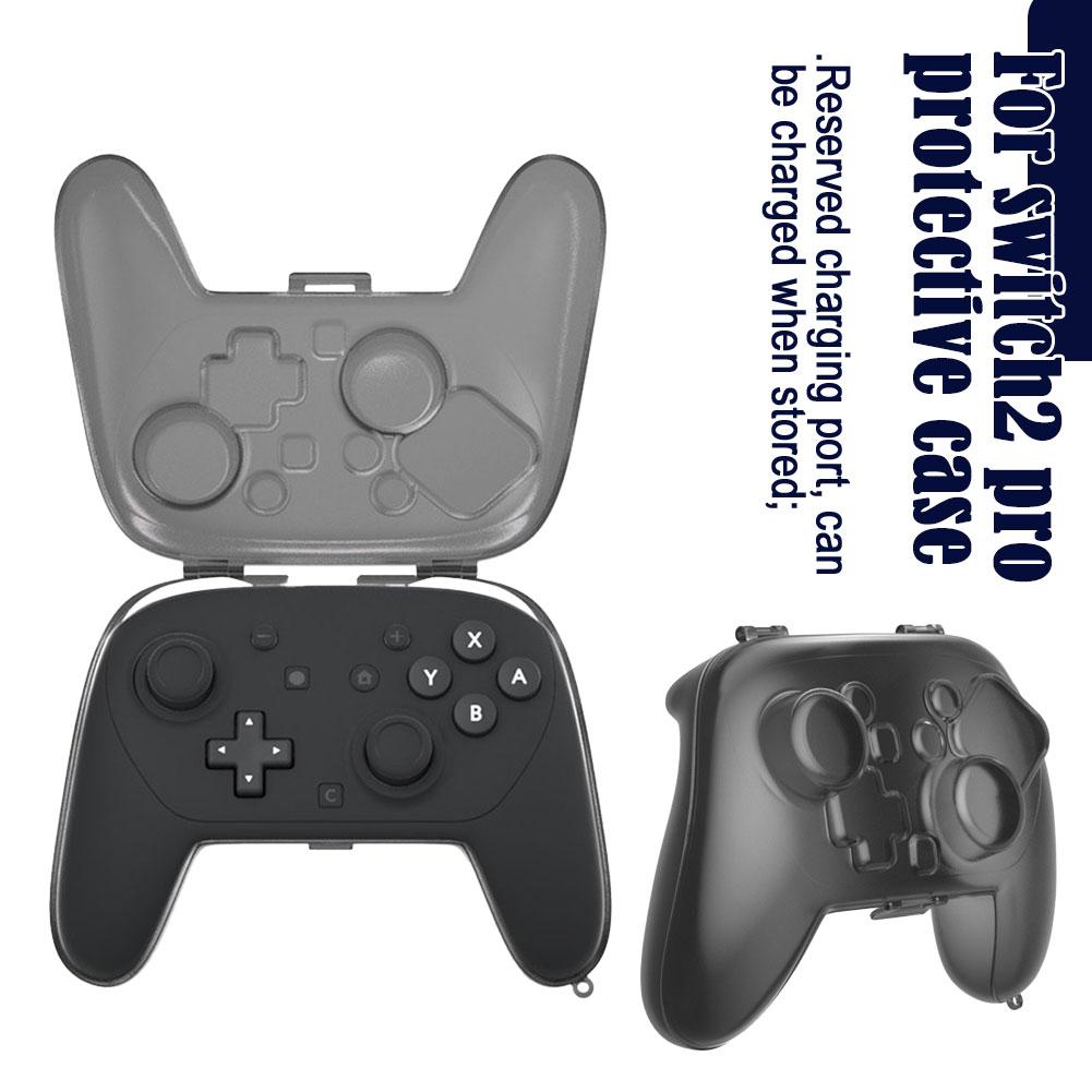 For Switch 2 Pro Gaming Controller Protective Hard Translucent Cover 2 Shockproof Storage Shell A1K5