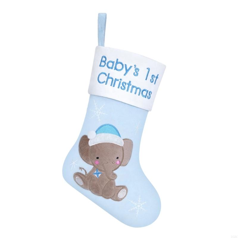 

Christmas Decoration Christmas Stockings Gift Bag Lovely Christmas Tree Ornament синий