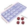1PC Various Shape Chocolate DIY Mold Lips Pyramid Diagonal Cube Lemon Diamond Rose Football Handbag Heart Candy Tool Gadgets ZYF