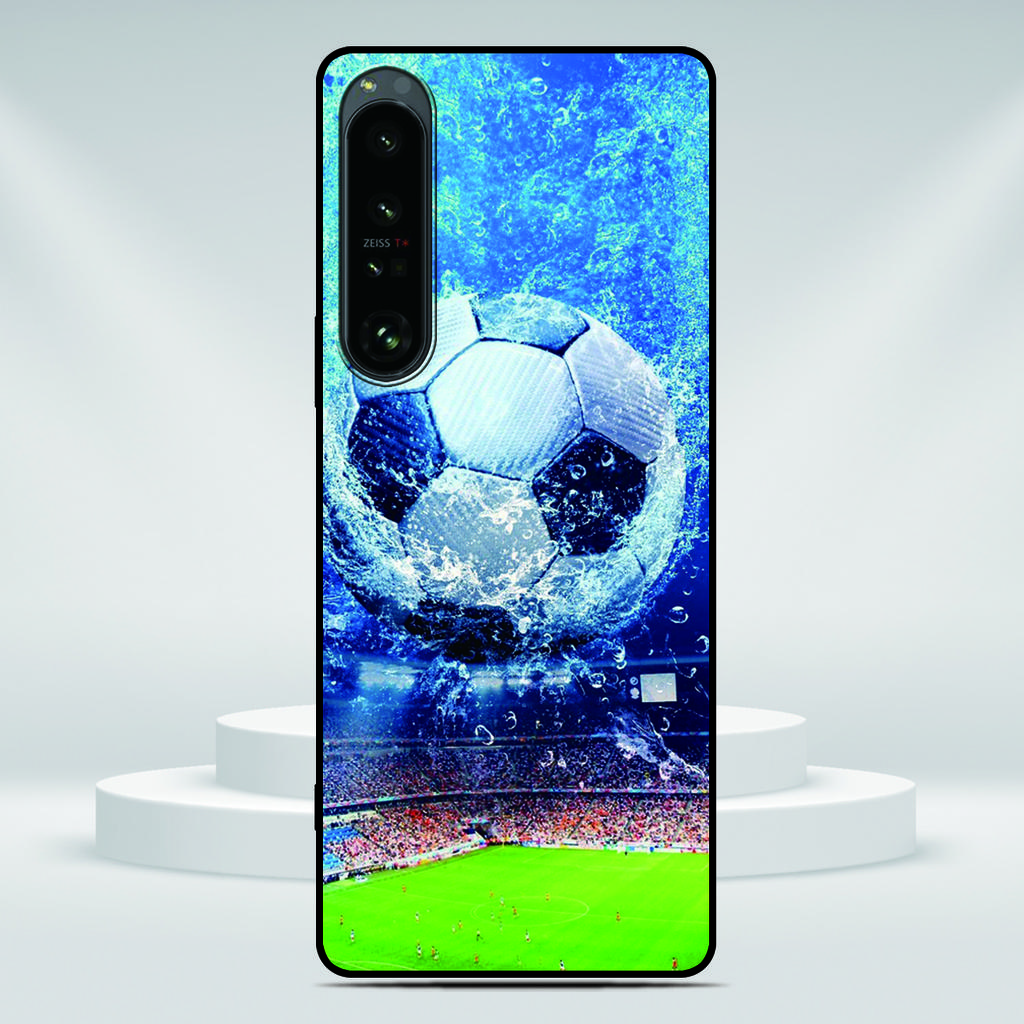 Sport Fußball Handyhülle Für Sony Xperia 1 VIII 10 VII 5 VI V IV III II XZ5 XZ4 XZ3 XZ2 XA2 L3 6 7 8 Benutzerdefinierte Foto Rückseite