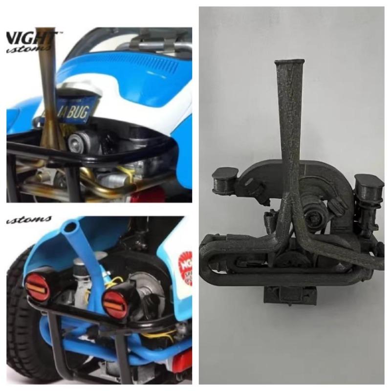Upgrade Parts Engine Model/fender/interiors/luggage Roll Cage -Tamiya 1/10 Sand Scorcher 2WD Buggy Kit Tamiya Sand Scorcher 2010