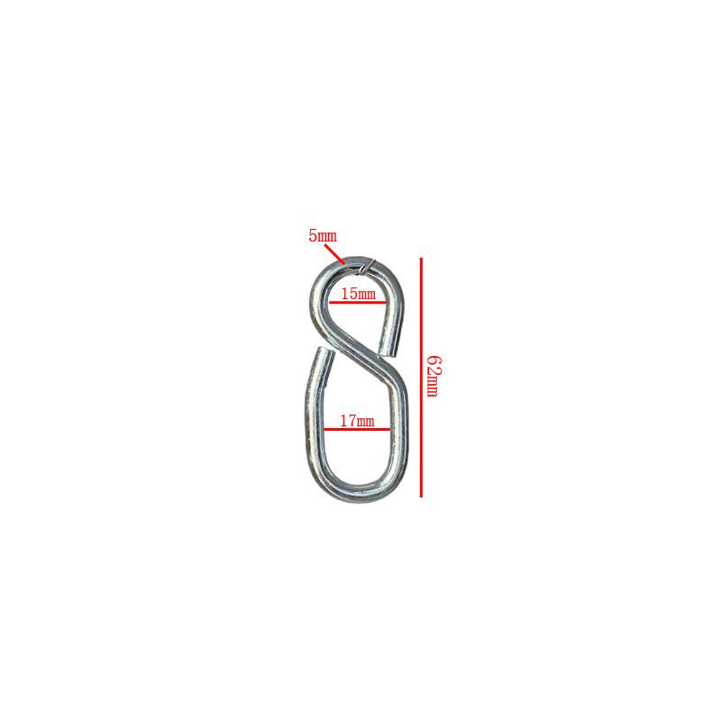 8-Shaped Quick Connector & Safety Hook with Locking Adjustment Buckle for Swing Accessories