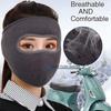 Calixe Windproof Face Mask Unisex Winter Full Face Mask with Eye Shield Cold Weather ProtectionWindproof & Dustproof Ski Mask for Men & Women Black