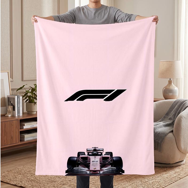 Formula 1 Soft Warm Flannel Blankets Comfortable Blanket for Home Decoration Gifting