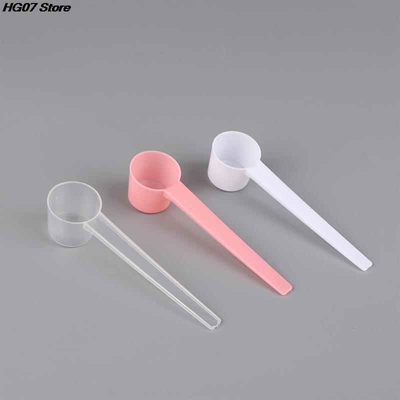10Pcs 5g Reusable Food Grade Spoon Plastic Measuring Scoop PP Measure Spoon Milk Coffee Teaspoon Milk Powder Kitchen