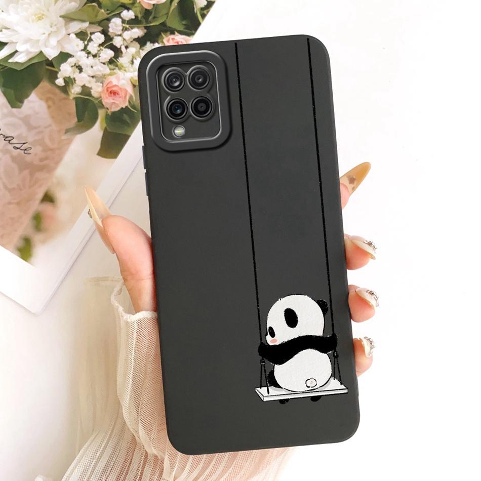 For Samsung Galaxy A12 M12 SM-A125F A127F Cute Cat Flower Butterfly Cartoon Phone Case Shockproof Soft Silicone Cases
