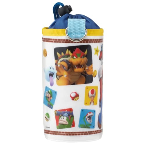 Skater Enamel Plastic Bottle Case for 500ml Super Mario 23 PVPC6-A