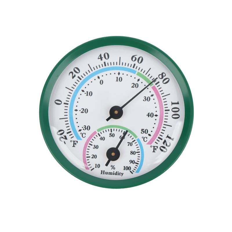 Wall-mounted 2 In 1 Temperature Humidity Gauge High Accuracy Thermometer for Home Office Warehouse Pantry