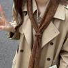Maillard Long Silk Scarf Versatile Accessory For Women Decorative Trendy Headband Hair Tie Waist Belt