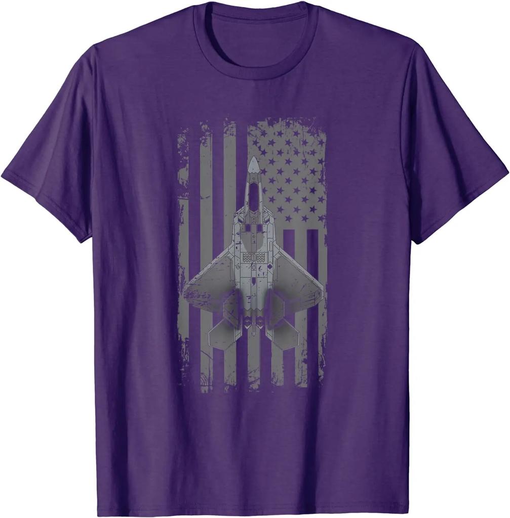 F22 Raptor Military Pilot Unisex TShirt Short Sleeve Casual 100 Cotton ONeck Summer Tees