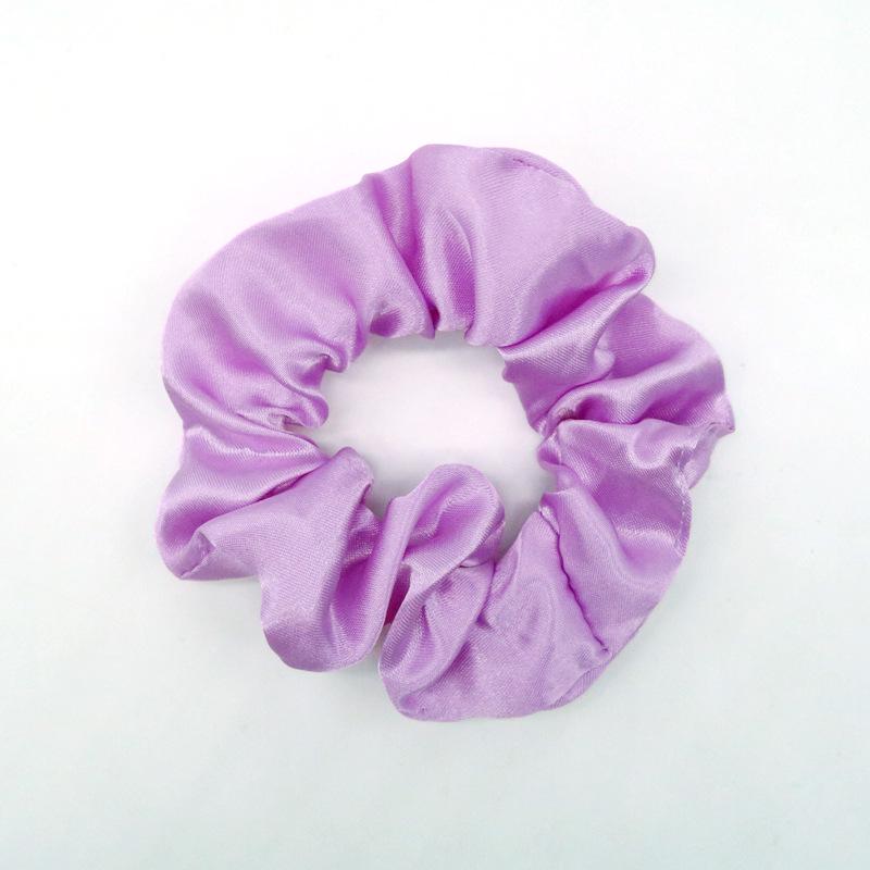 Vintage French Satin Silk Hair Tie - Retro Versatile Accessory