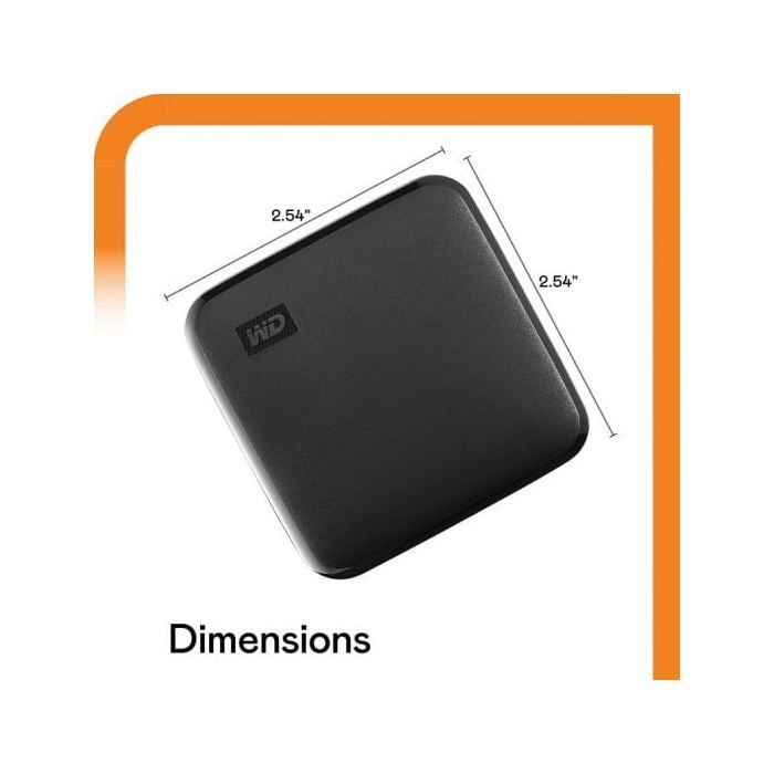 Wd elements se 1 tb disque dur externe ssd 2,5 usb 3.0 noir wdbayn0010bbk-wesn