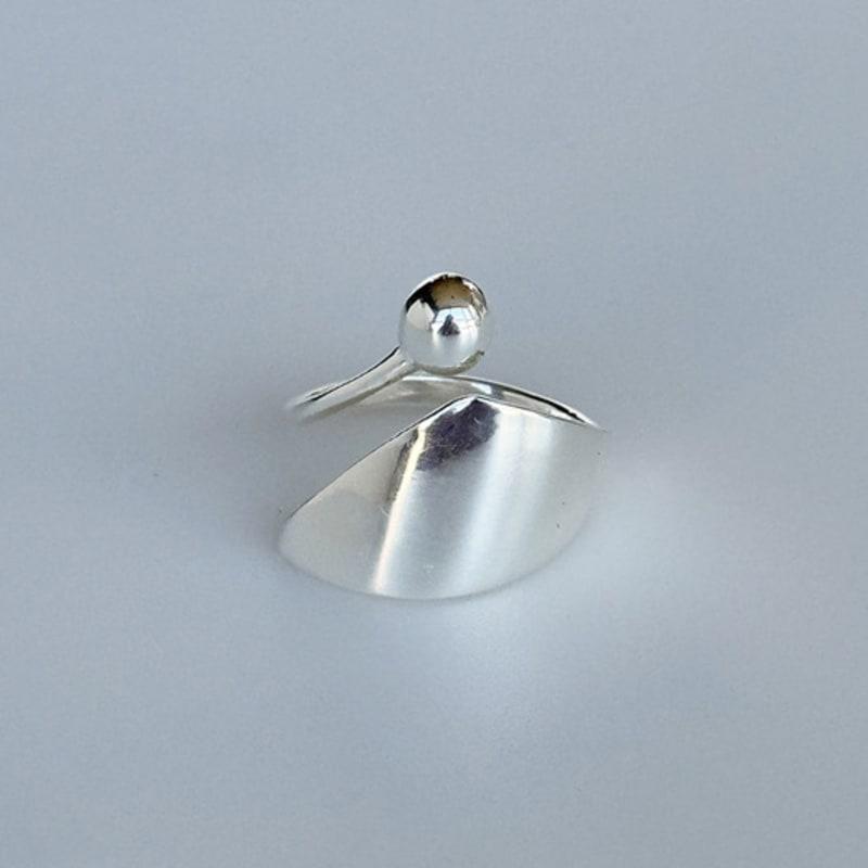 August Harmony 925er Silber Sheriff Ring