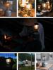 CAMPING MOON T-4-CB Portable 2-Way Mini Gas Lantern for Camping, Compatible with OD Cans and CB Cans