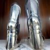 Medieval Knight Leg Armor 18 Gauge Steel Costume Protector LARP Cosplay Halloween Costume Best Gift