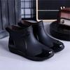 Water shoes short rain shoes men's fashion work rubber shoes non-slip outer wear fishing shoes rain boots