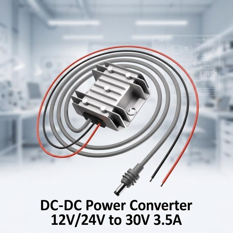 Suitable for Starlink Mini Step up Power Cord DC-DC Step-up Module 12V to 30V 3.5A Power Supply Booster with DC Power Cord