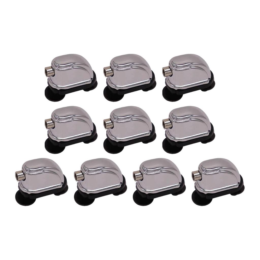 Snare Drum Lugs with Rubber Pads Easy To Install Percussion Instrument Parts Silver Mount Hardware Replace The Old or Damaged