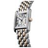 Longines Mini Datro Wiener Serie Quarzwerk Wasserdicht 30 Meter Mode Edelstahlgehäuse Edelstahl 18 Karat Roségoldarmband L5.200.5.79.7
