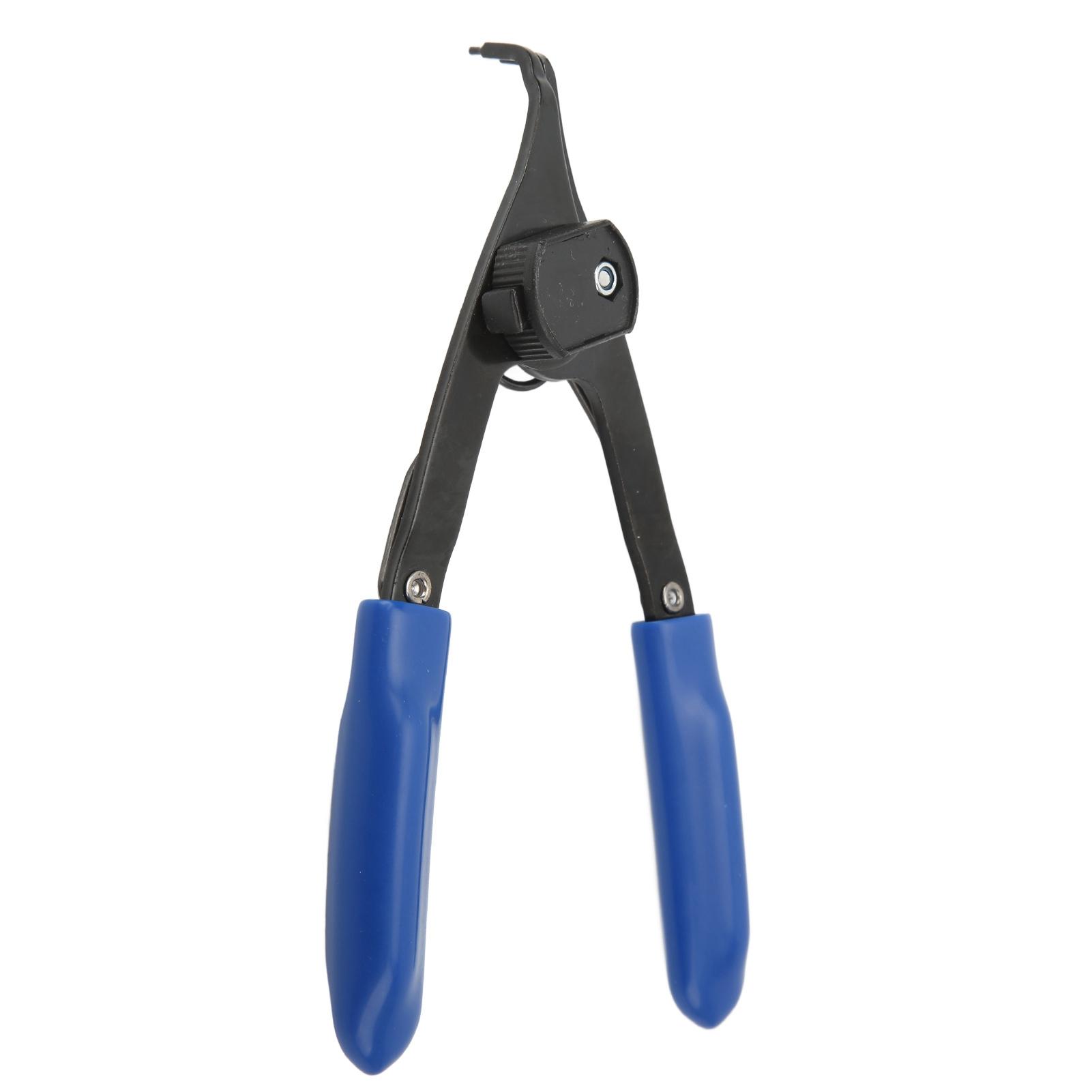 

Плоскогубцы для стопорных колец Регулируемые 6 дюймов Металлические Внутренние Наружные Универсальные Инструменты для Авторемонта 90 градусов