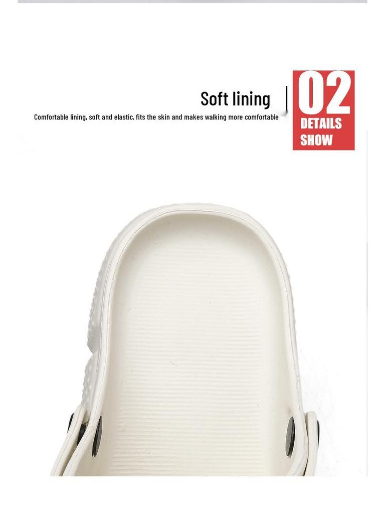 Heren Trendy Grensoverschrijdende Tuinklompen met Zachte Zool en Ventilatie voor Strand- of Buitenkleding