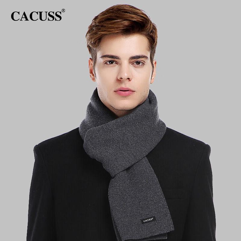 CACUSS Men's Pure Wool Scarf