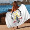 Licensed H-Ham Retro Radio Bath Towel Microfiber Soft Water Absorbing Breathable For Girl Kids Decorative Cartoon Beach Towel