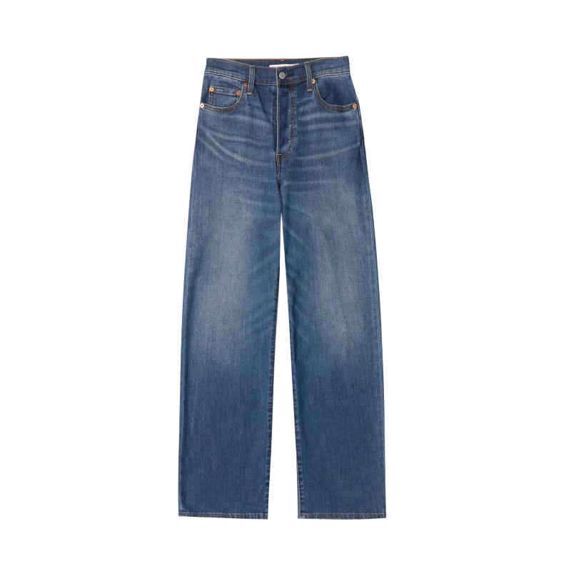 Levi's Women's 2025 F/W Ribcage High-Waist Slim Straight Denim Jeans