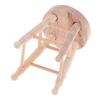 1Pcs Dollhouse Log Round Stool Mini Ornament
