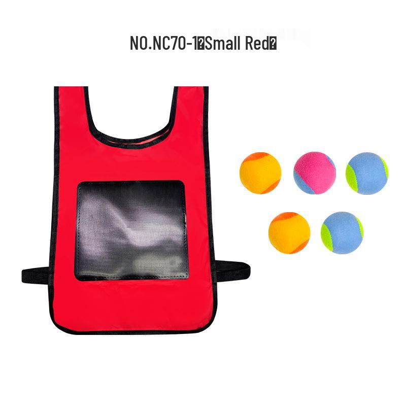 Kid's Sticky Ball Vest Set: Outdoor Parent-Child Dodgeball Game Toy