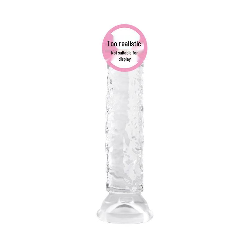 Yongai Crystal Transparent Simulation Dildo for Adults