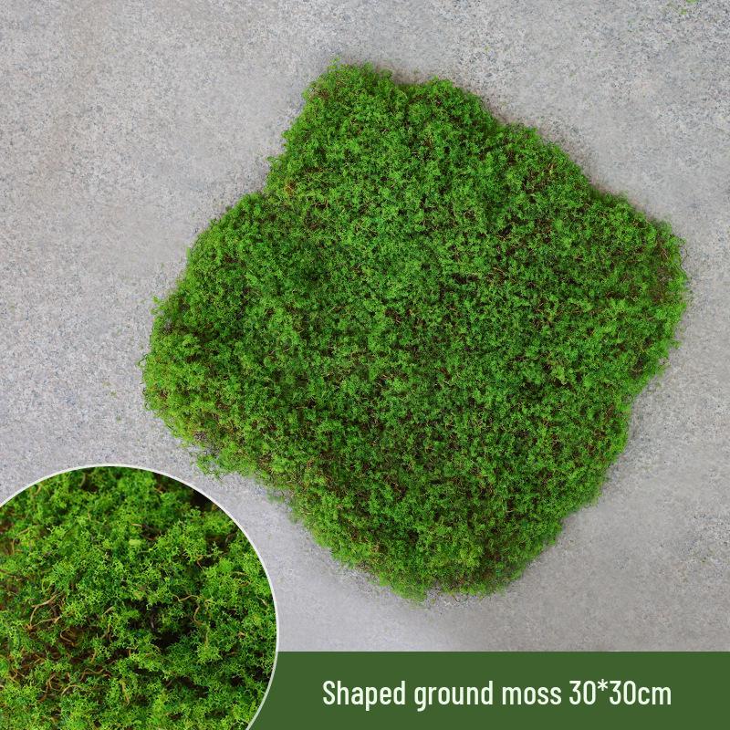 Bionic Artificial Moss Micro Landscape Ornaments for Bonsai and Paving