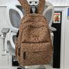 Schoolbag Korean version ins college style fresh bow schoolbag versatile sweet shoulder big size campus students lightweight schoolbag