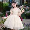Girls' Luxury Champagne Princess Performance Gown