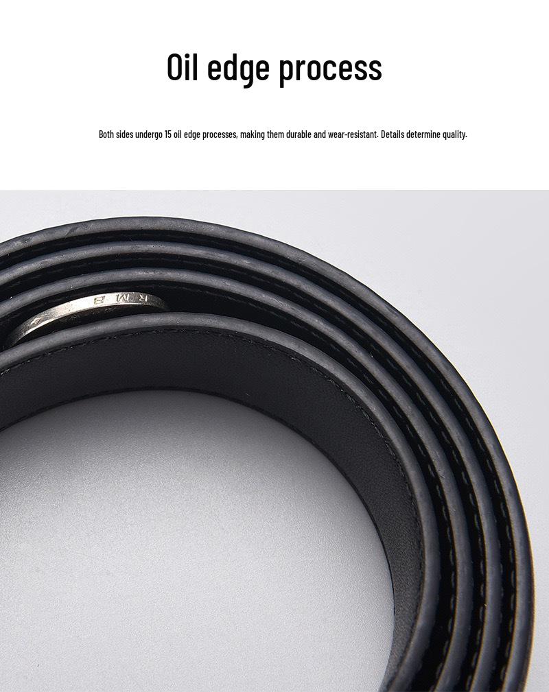 New Women's Smooth Buckle Belt - Alloy Fashion Letter Leather Waist Belt, Korean Style Trend