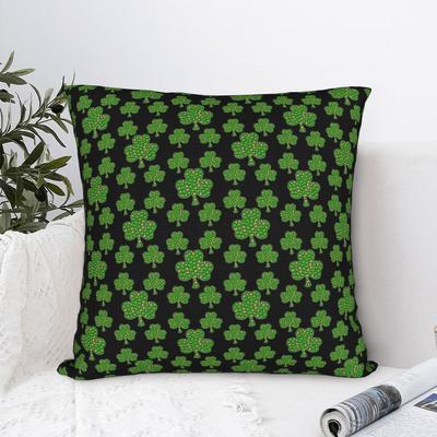 Pillow Cover Happy St Patricks Day Shamrock Vintage Pillow Case For Wedding Party Home Decor Pillowcases