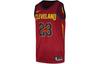 Basketball Jersey Cleveland Cavaliers, LeBron James SW Embroidery Fan Edition Men's Burgundy 903978-677